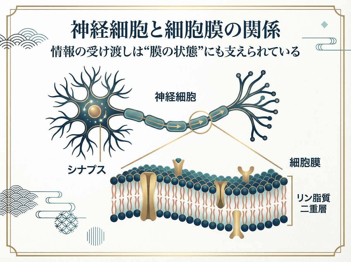 神経細胞と細胞膜の関係